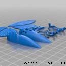 可愛的“知了（蟬）STL文件下載（3D打印模型）